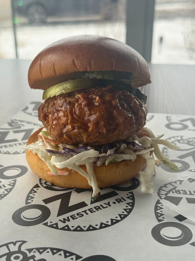 Ozzo Chicken Sandwich.